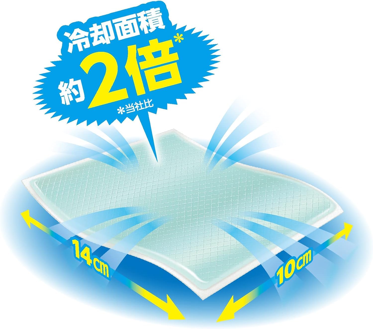 Amazon.co.jp: アイスノン 冷却シート 大判サイズ 10枚入 白 