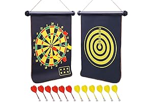 Amy&Benton Magnetic Dart Board for Kids