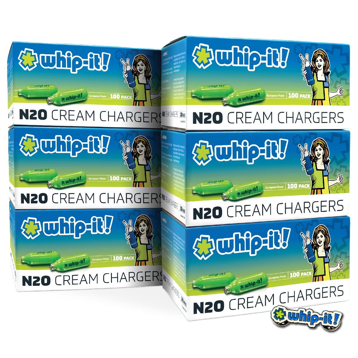 Whip-It! Originals 100 Pack Mastercase Mystery Gift