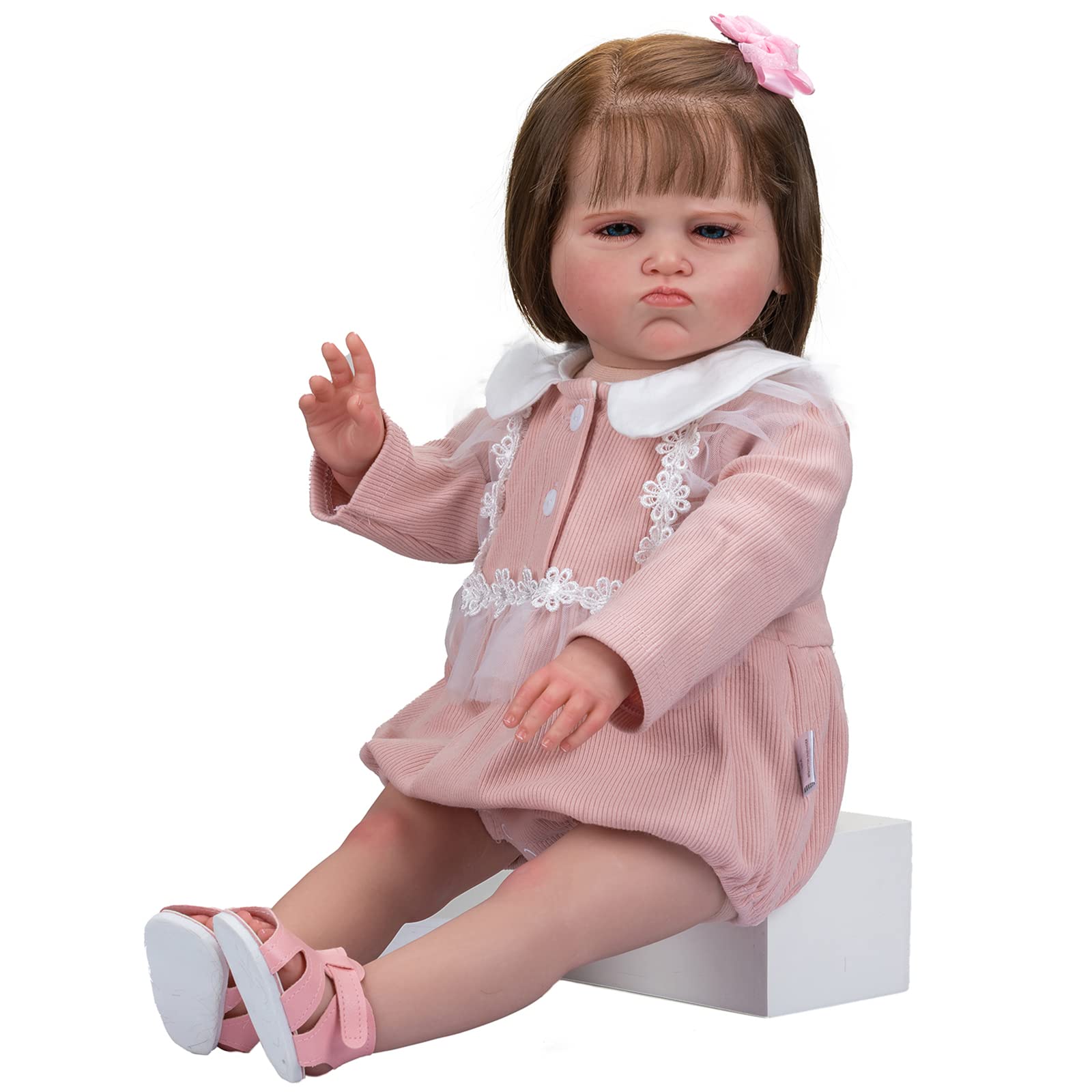 【リボーンドール】大きさ 約 26cm. Amazon.co.jp: ふくれっ面リボーンドール女の子 26インチ 65cm 巨大