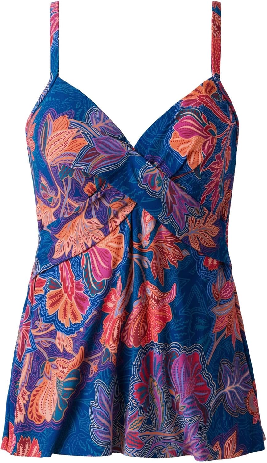 Miraclesuit Women's Swimwear Allura Underwire Bra Tummy Control Tankini Top