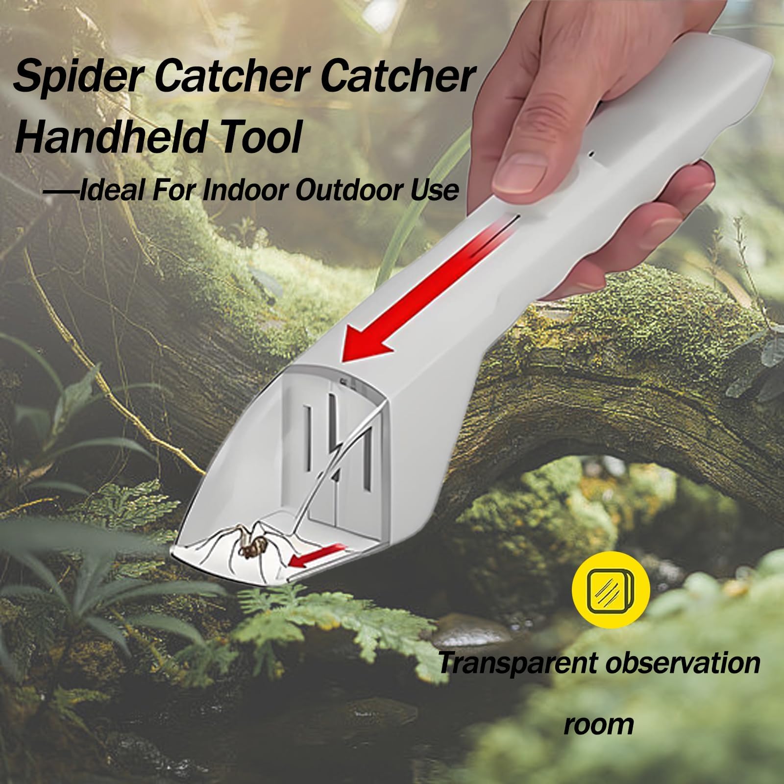 2 Pcs Bug Catcher Set, Spider Catcher Catcher Handheld Tool - Image 3
