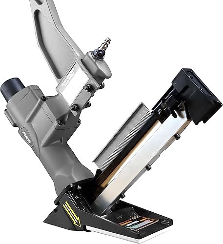 Miniatura 7 de NuMax SFL618 - Clavadora neumática 3 en 1 de calibre 155 y calibre 16 de 2 pulgadas con mazo de suelo y placas base intercambiables