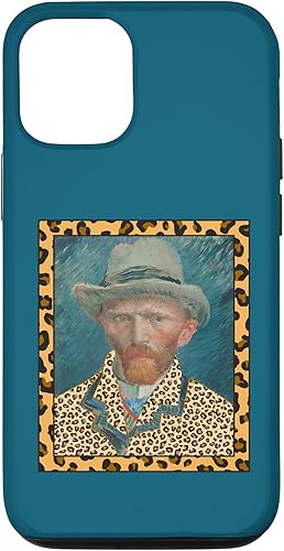 Miniatura 4 de Funda con marco de estampado de leopardo Vincent Van Gogh para iPhone 11