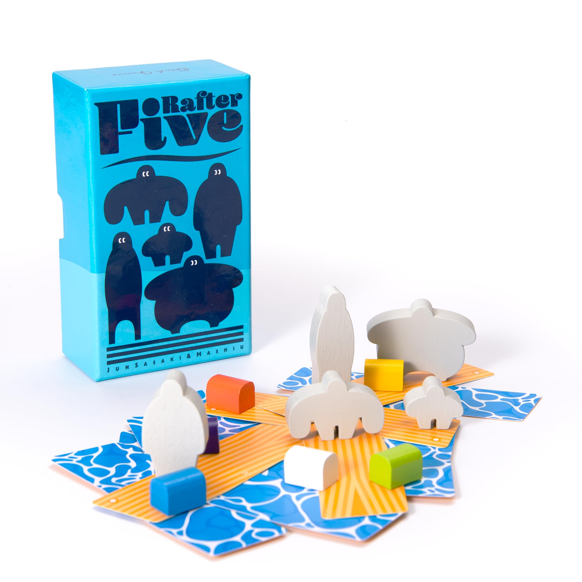 Rafter Five – Dexterity Balance Game | 1–6 Players | Ages 7+ | Portable Travel Game