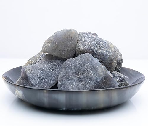 Miniatura 3 de ZAICUS Iolite - Piedras crudas para joyería de más de 1,000 quilates, piedras en bruto para vaso de roca, fabricación de joyas, pulido, cabbing,