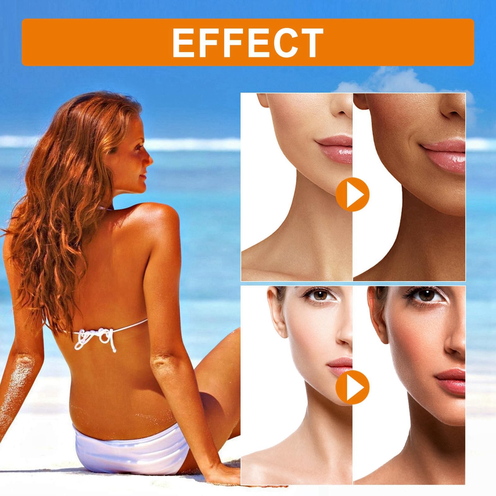 Luxury-Intensive Tanning Gel,Extreme Dark Intensive Tanning Luxe-Gel, Natural Tanning Accelerator Cream Gel - Image 2