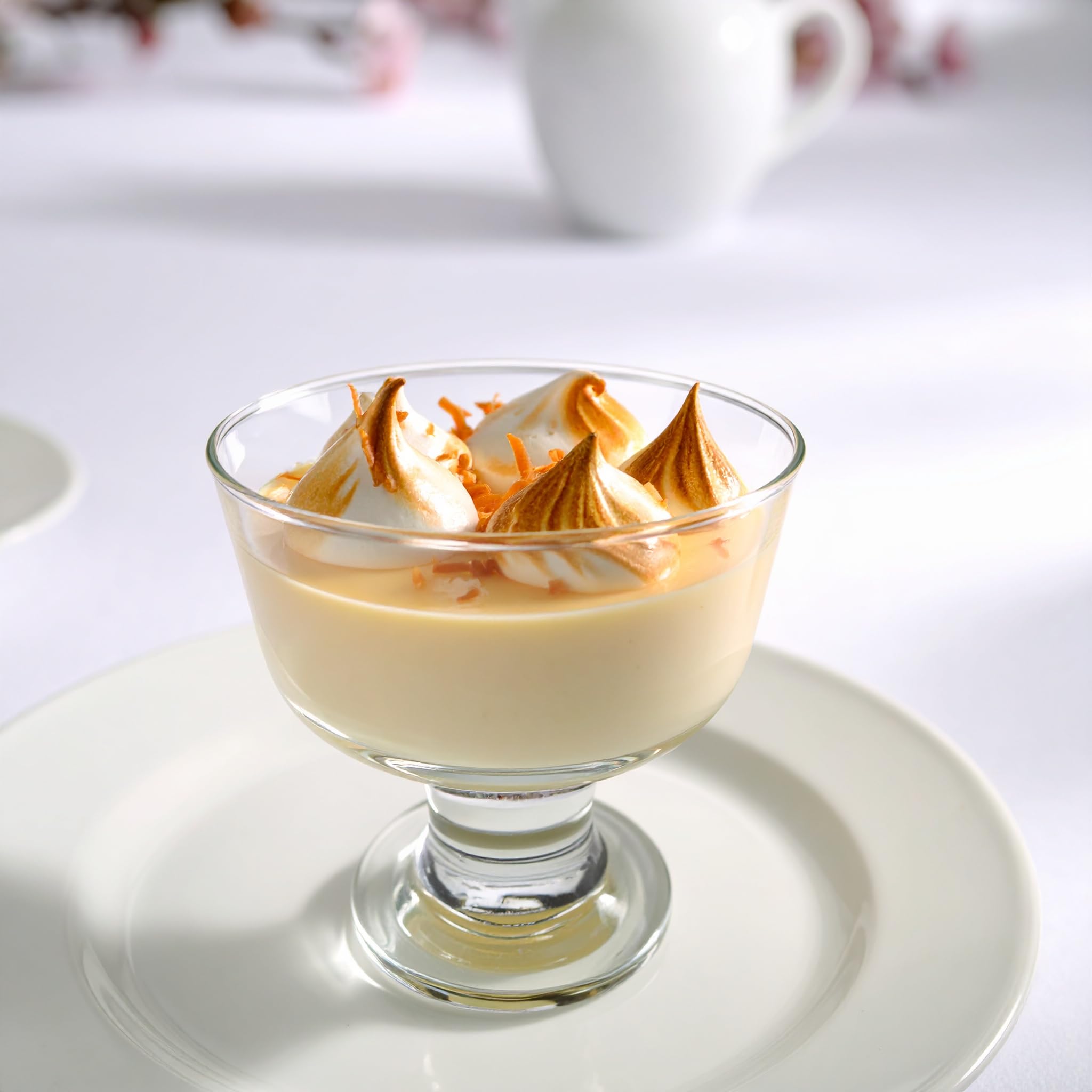 Glasmark KROSNO 1992 Coppa gelato Coppa gelato Dessert 270 ml Vetro robusto lavabile in lavastoviglie Trasparente lucido