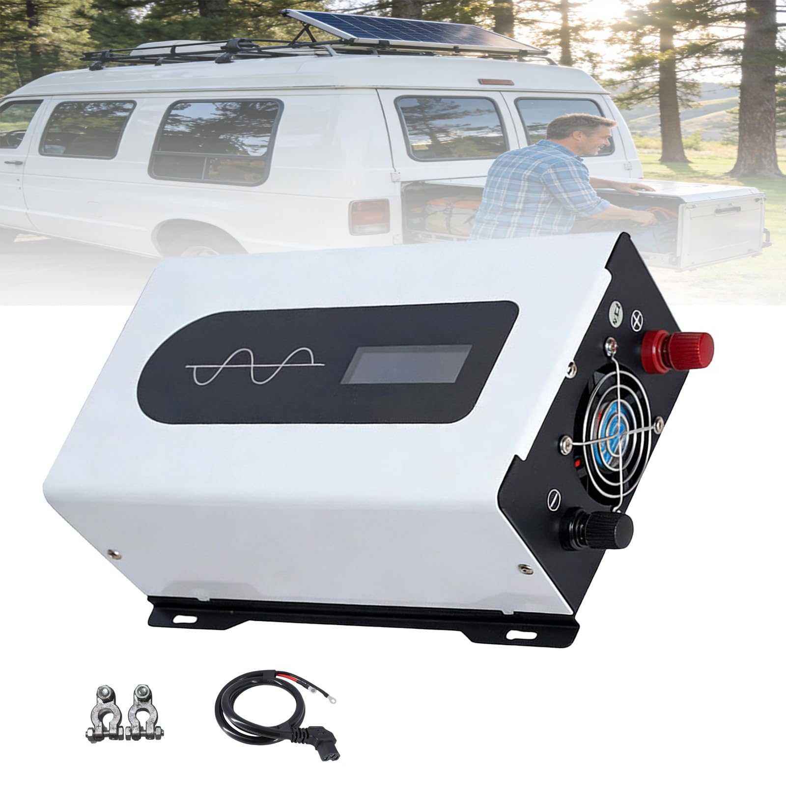 eQianyuan 60V Pure Sine Wave Inverter DC To AC 60V/1500W-220V