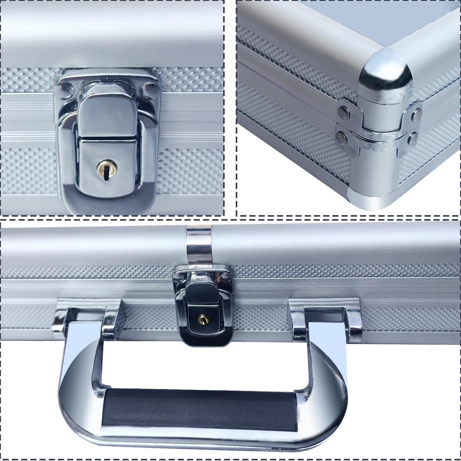 Kokiya Card Display Case Aluminum Alloy Trading Cards Case Lockable for Sports Card TCG — view 2