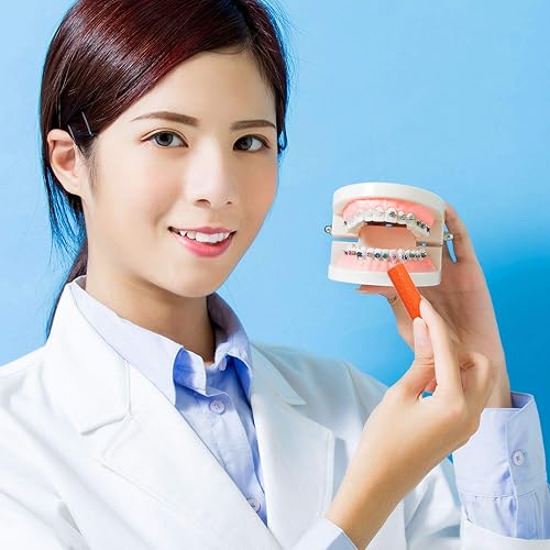 Miniatura 3 de Boao 20 bandejas de alineación masticables para bandejas de alineador, bandejas de alineación (rosa, naranja, verde, morado, blanco)