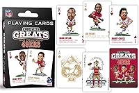 Vista 3 de MasterPieces Juegos Familiares - Cartas de Juego NFL San Francisco 49ers All-Time Greats - Baraja de Cartas con Licencia Oficial para Adultos, Niños