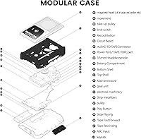 Vista 8 de Reshow Cassette Tape Player Portable, Cassette Player Recorder with Built-in Speaker, USB-C Power, for Music Playback, Recording, Students, Travel