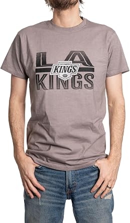 Calhoun NHL Surf & Skate Mens Short Sleeve Crewneck Distressed Vintage Print T-Shirt