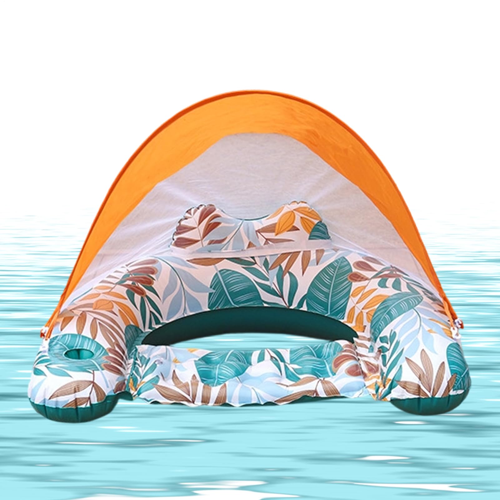 Chaise flottante gonflable avec dossier pour soulager la nuque - 8
