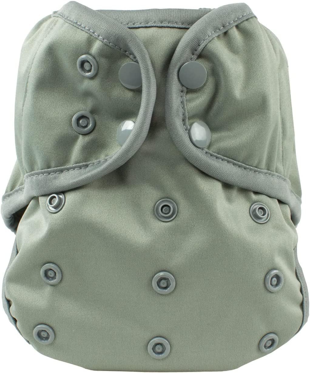 OsoCozy Economy Prefold Cloth Diaper Package - 3 Dozen Unbleached 100% Cotton Prefold Diapers & 4 One-Size Diaper Covers
