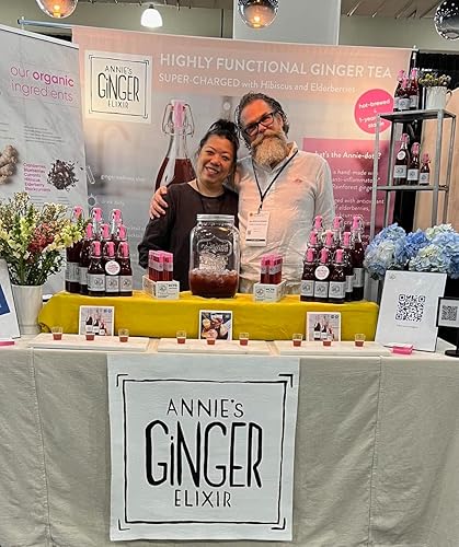 Miniatura 7 de Annie's Ginger Elixir, 34 onzas, inyección tónica orgánica pura y natural, la limpieza digestiva aumenta la defensa inmunológica, la salud y el