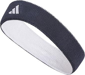 adidas Interval Reversible Headband, Blue, Royal Blue, White, One Size