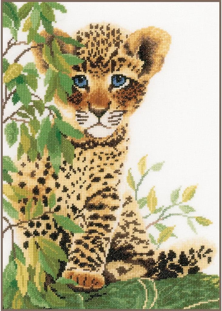 Counted Cross Stitch Kit Little Panther