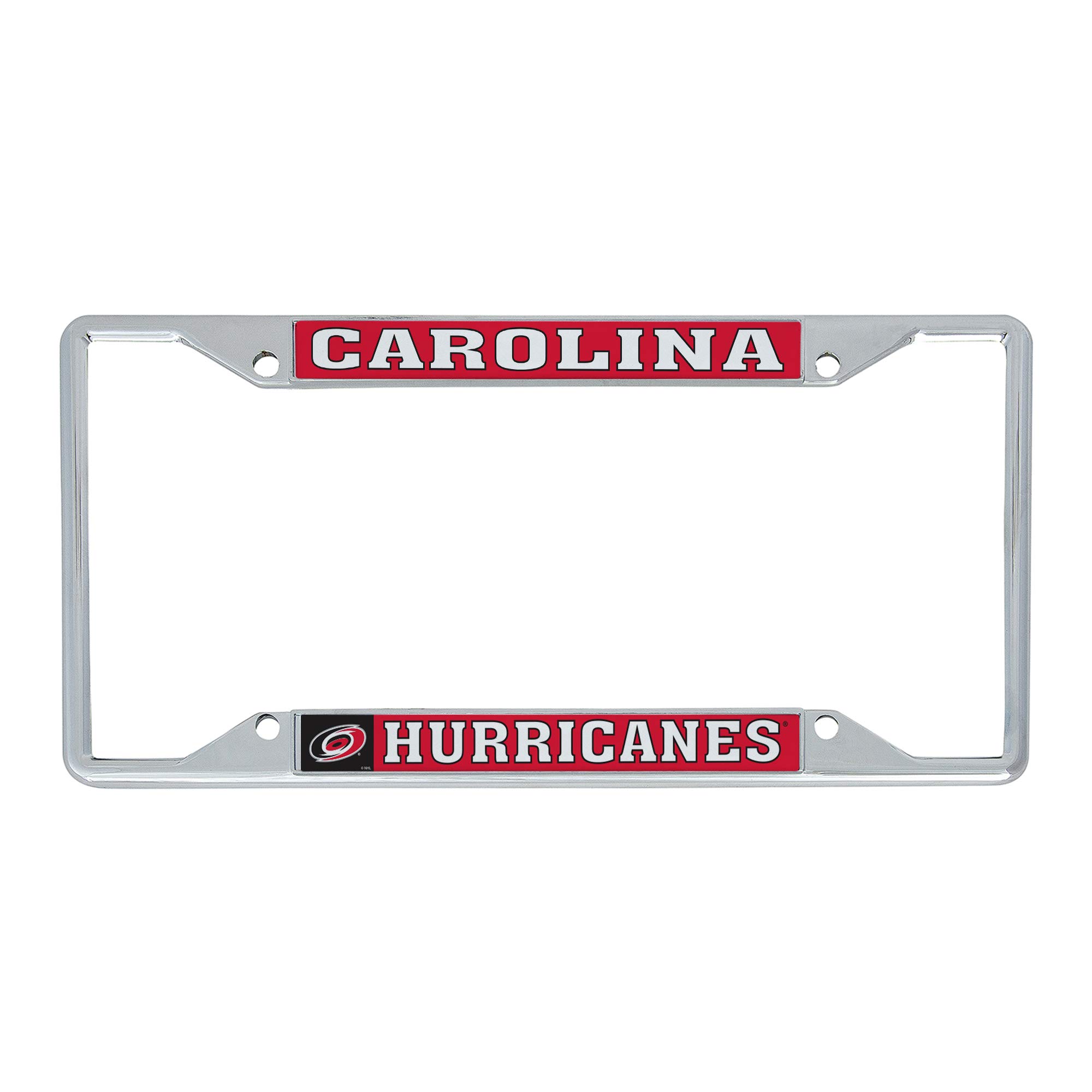 Desert Cactus Carolina Hurricanes Car Accessories NHL Team National Hockey League Metal License Plate Frame and Tag Holder for Front or Rear of Car (Traditional)
