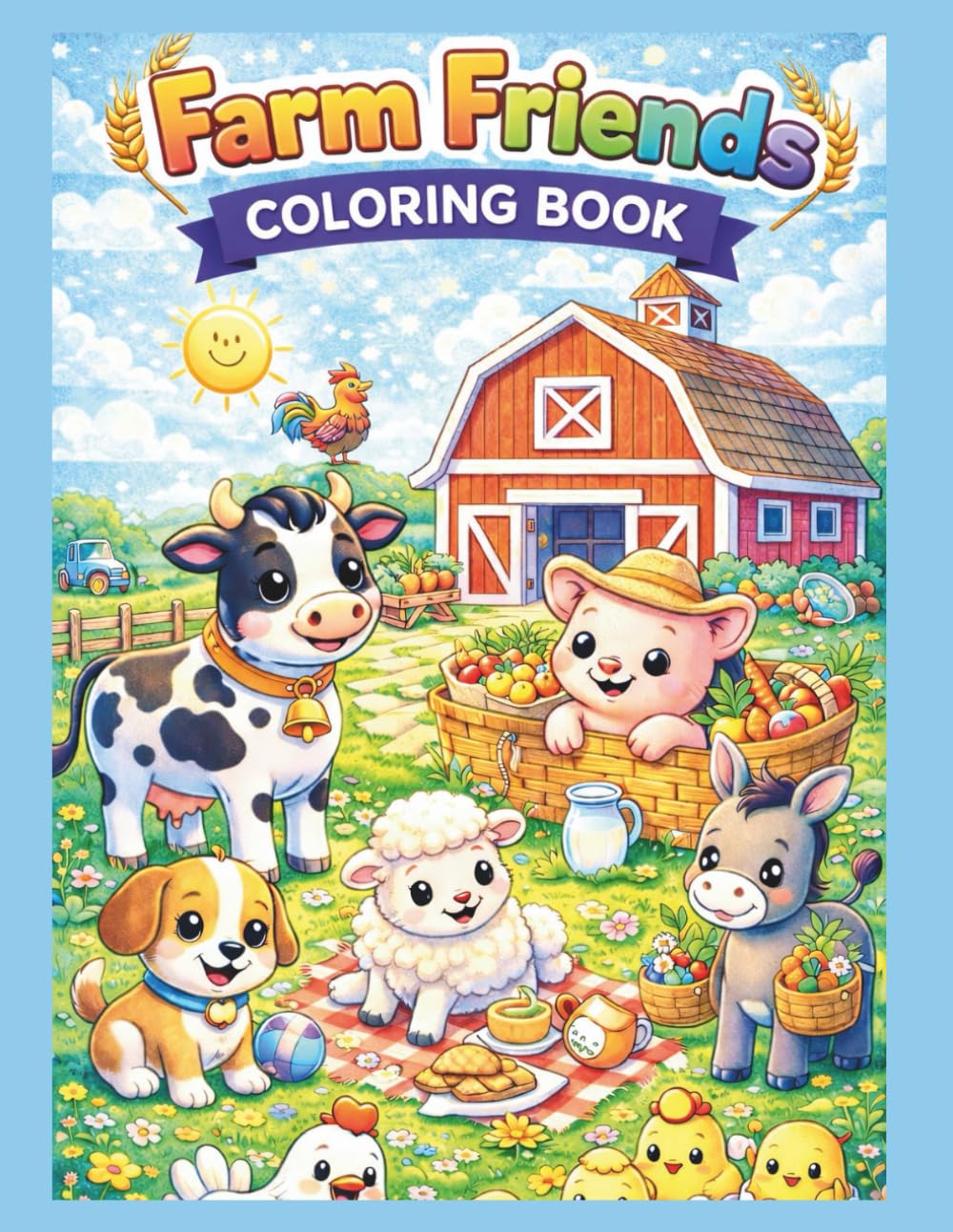 Farm Friends coloring book