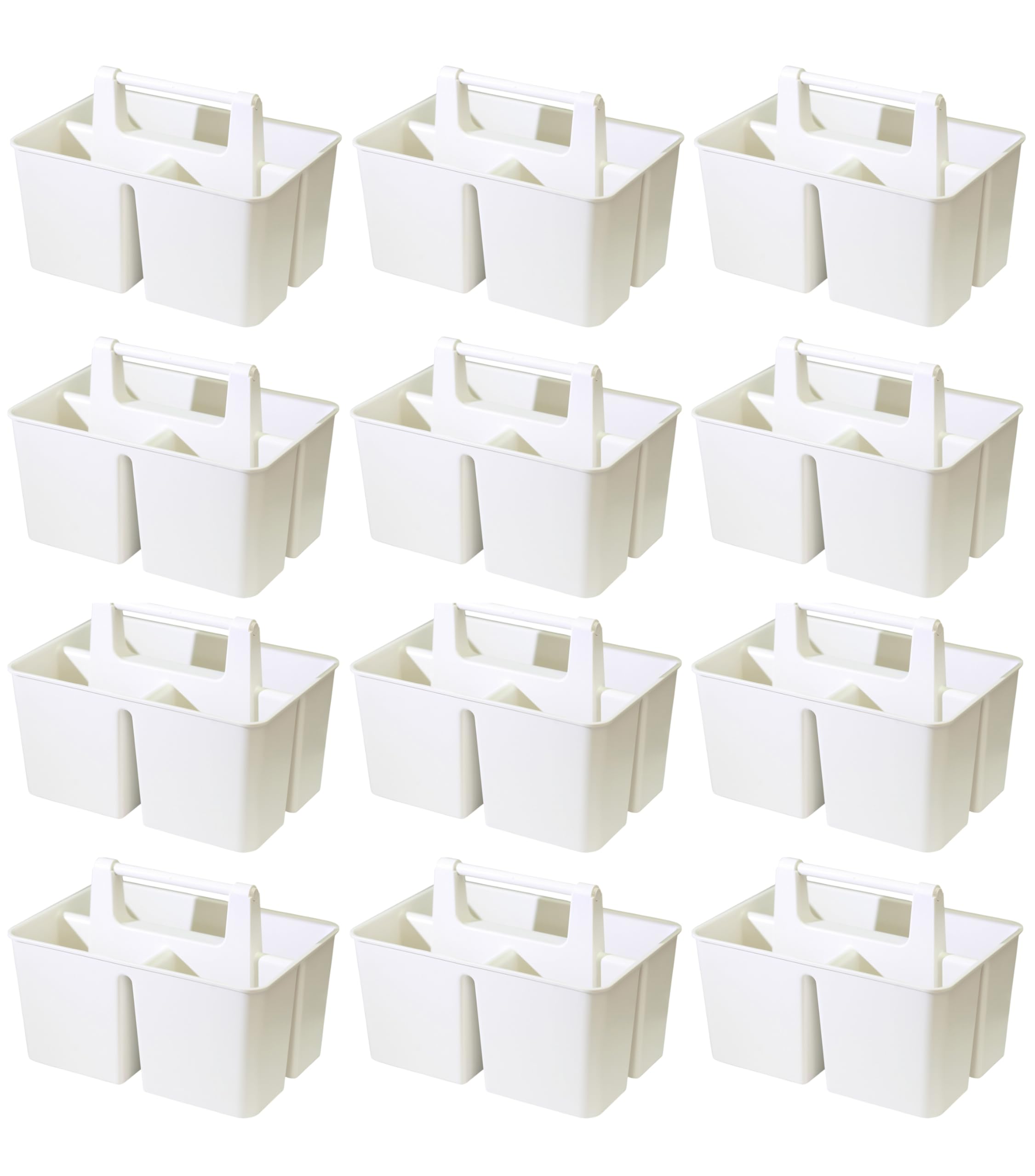 Enjoy Organizer Shower Caddy Organizer with Handle 3 Compartments Portable Storage Bin for Bathroom Dorm Gym -Made In