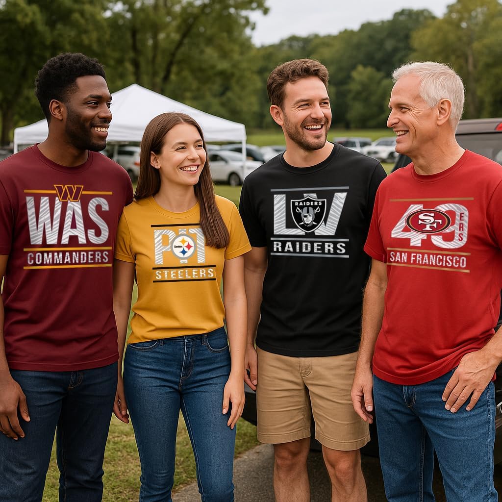 Zubaz NFL Men's Short Sleeve Team Graphic T-Shirt (Small - 5XL) - Image 5