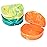 Practicon Marble Retainer Cases, Orthodontic Aligner Case, Mouth Guard Holder (3 Pack) Tropical
