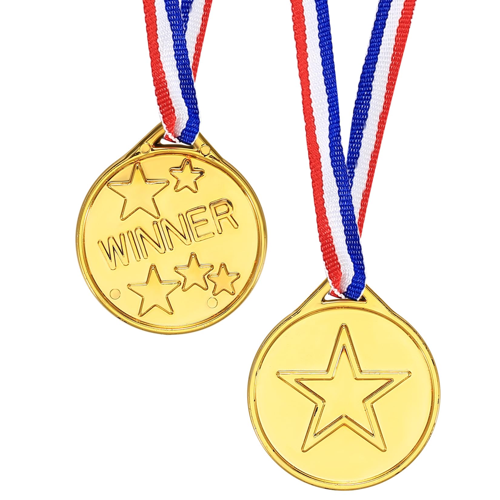 30 Medaglie d'oro, Medaglie per Bambini, Medaglia di Plastica, Winners Medaglie per Bomboniere per Bambini Feste di Giorno Festival Sportivo