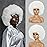 JSDshine White Afro Wig - Soft 70s Kinky Curly Hair With Bangs, Natural Looking Short Afro, Perfect for Daily & Party Use