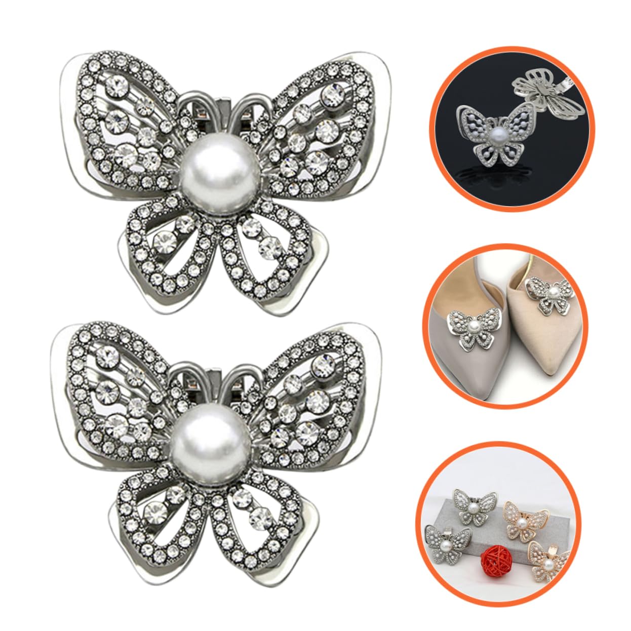BESPORTBLE Clip per Scarpe Sposa con Accessori per Matrimonio Decorazione Scarpe Versatile e Creativa