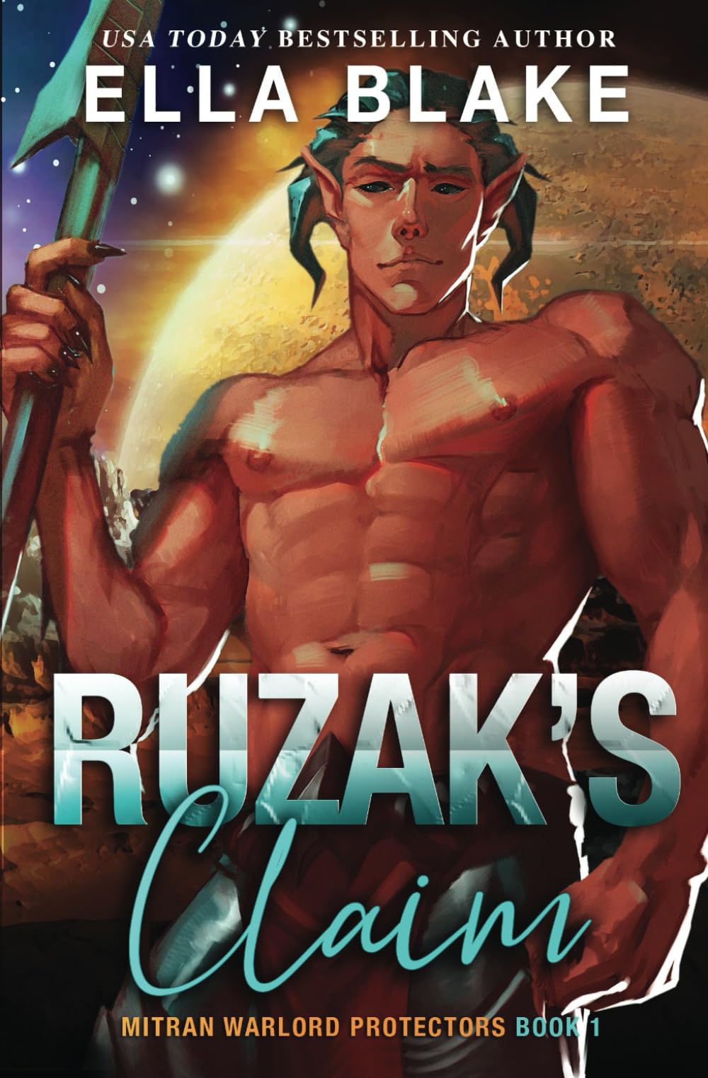 Ruzak's Claim: Sci-fi Alien Romance (Mitran Warlord Protectors)