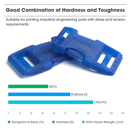 Miniatura 3 de eSUN Impresora LCD 3D de 405 nm, resina de curado UV, resina rápida similar a ABS, resina dura y resistente, resina de fotopolímero de alto impacto