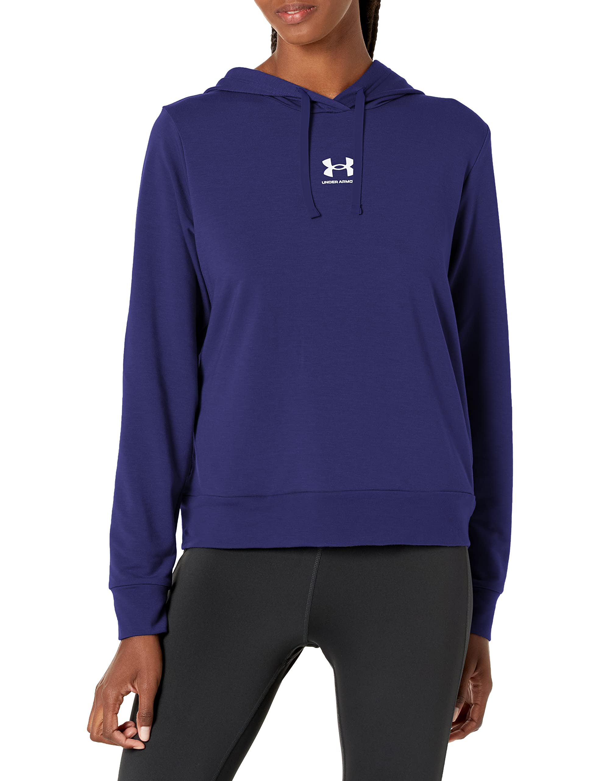 Felpa Con Cappuccio Under Armour Rival Terry Taped Donna | Morbida E Termica Per Lo Sport E Il Tempo Libero – Vestibilità Comoda