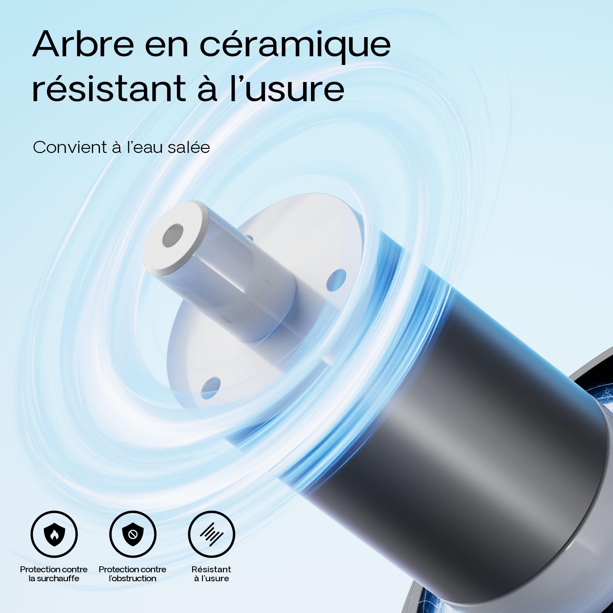 SunSun CEF-22000 Pompe de Bassin à haut rendement - 200 x 200 x 625 mm - débit max. 22000 l/h / 95 W/refoulement max. 2,6 m - Filtration Circulation eau jardin étang