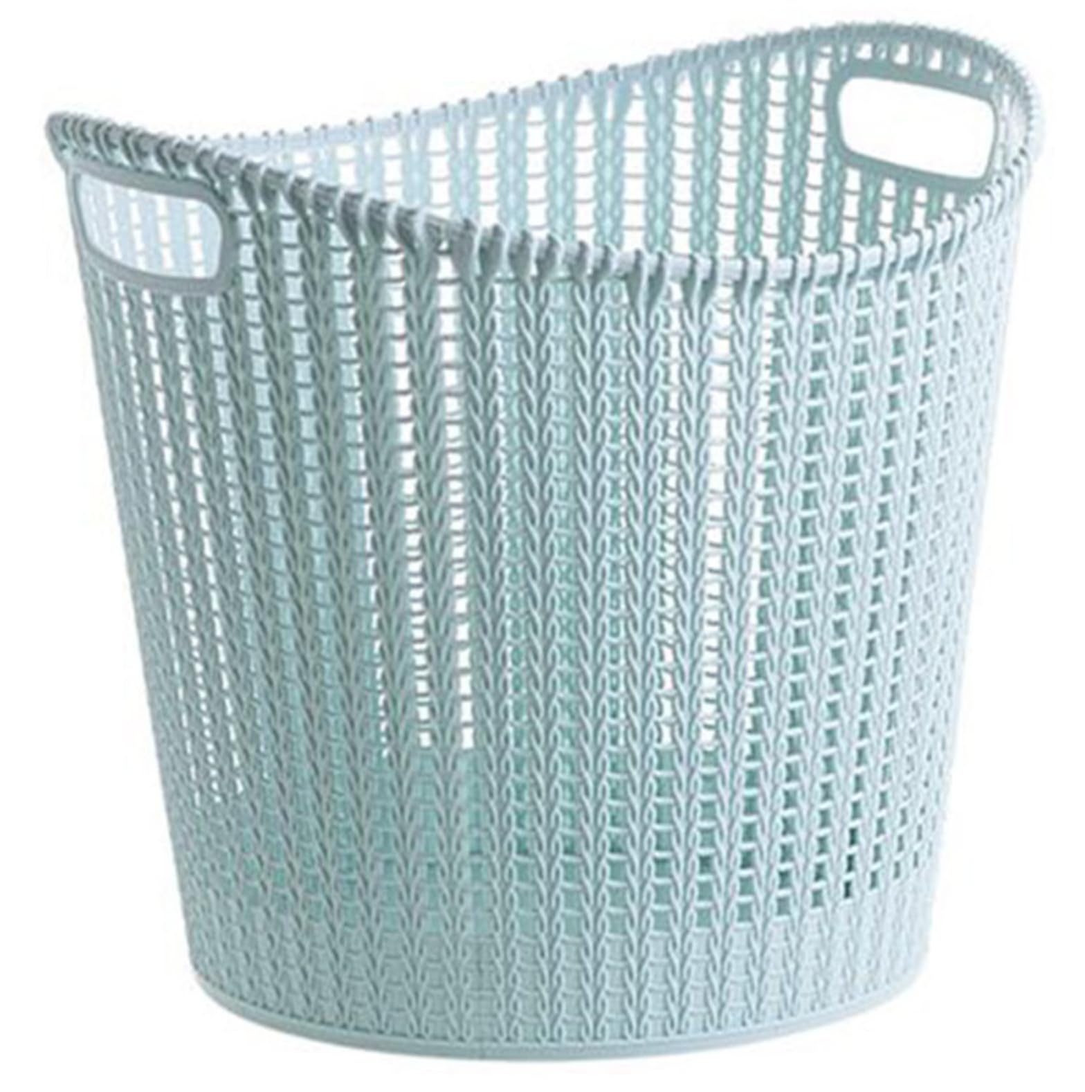 HOMIES Plastic Wide Jumbo Hollow out Laundry Baskets Clothes Toys storage Bin Hampers (X-Large, Multicolor)-image-20