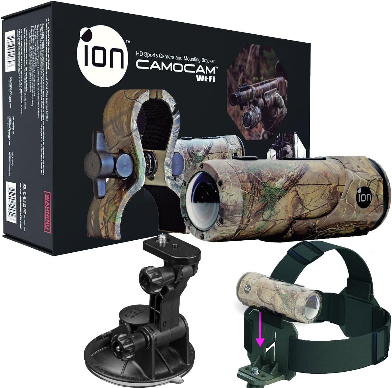 iON CamoCam Full HD Waterproof Action Camera with