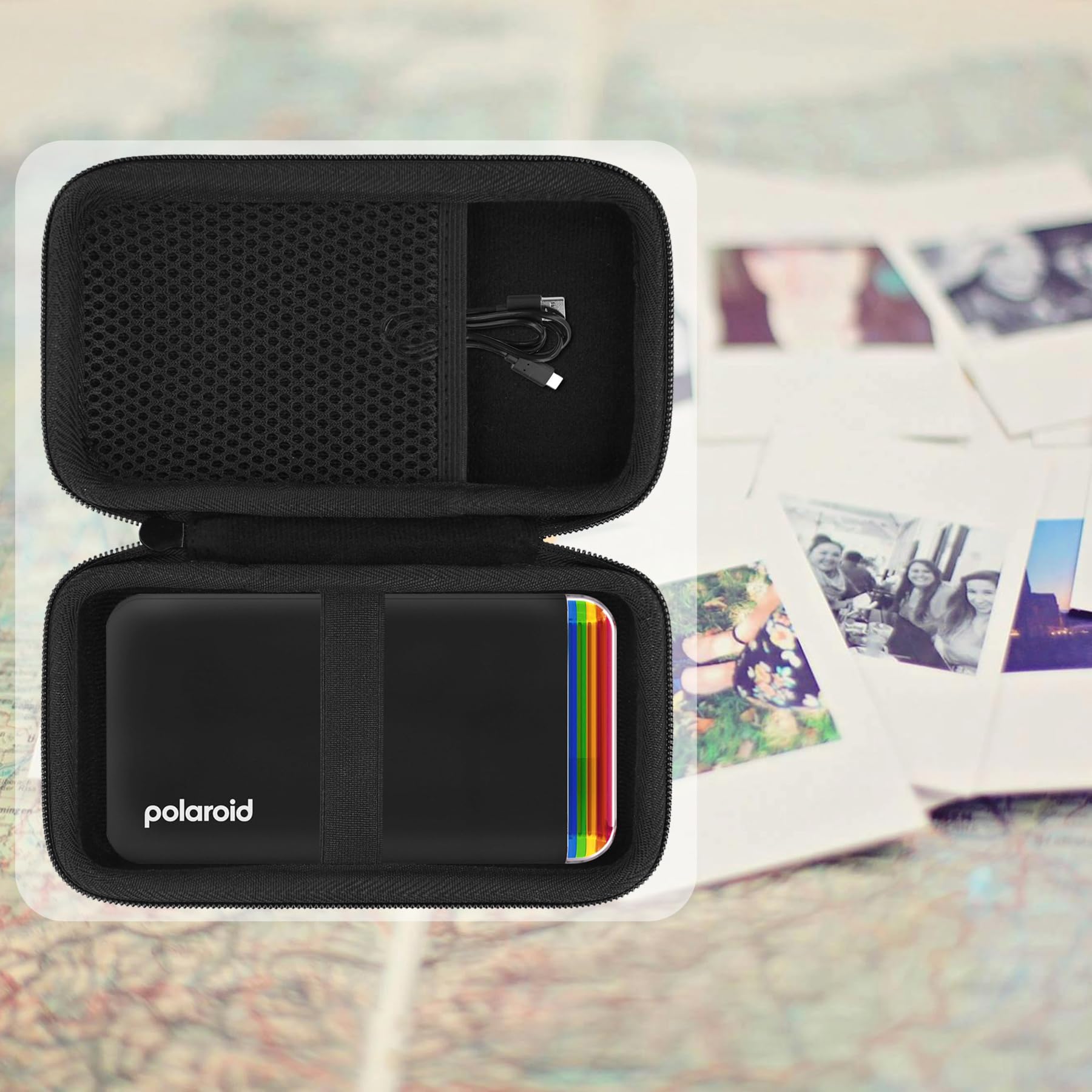 Aenllosi Custodia Dura di Stoccaggio Compatibile con i Polaroid Hi-Print - 2nd Generation Printer,Polaroid Bluetooth Stampante Borsa.(Solo Custodia)