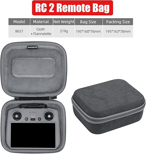 Miniatura 2 de Air 3 Estuche de transporte para DJI AIR3 Cámara Drone RC2 Accesorios RC-N2 Controlador remoto Bolsa de almacenamiento Cuerpo portátil Shell duro