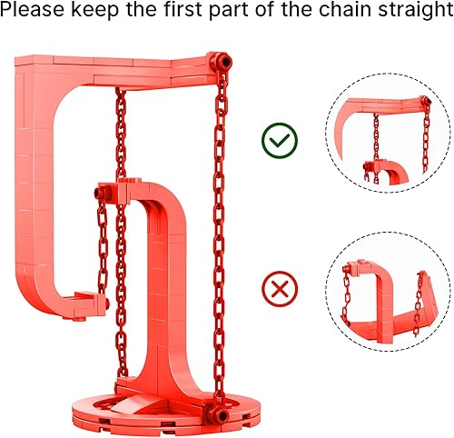 Miniatura 4 de WINNER SPACE Creative Tensegrity - Bloques de construcción Tensegrity, modelo de marco de ladrillos de equilibrio de mesa, kit de ladrillos MOC,