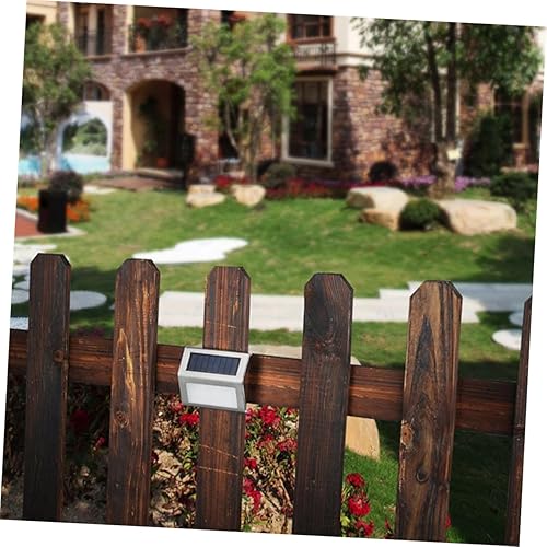 Miniatura 7 de 2 unids Solar Powered Light Pared Lights Solar Wall Lantern Solar Aplique Luz Blanca Lámpara de Pared Solar Corredor Luces para Escaleras Exteriores