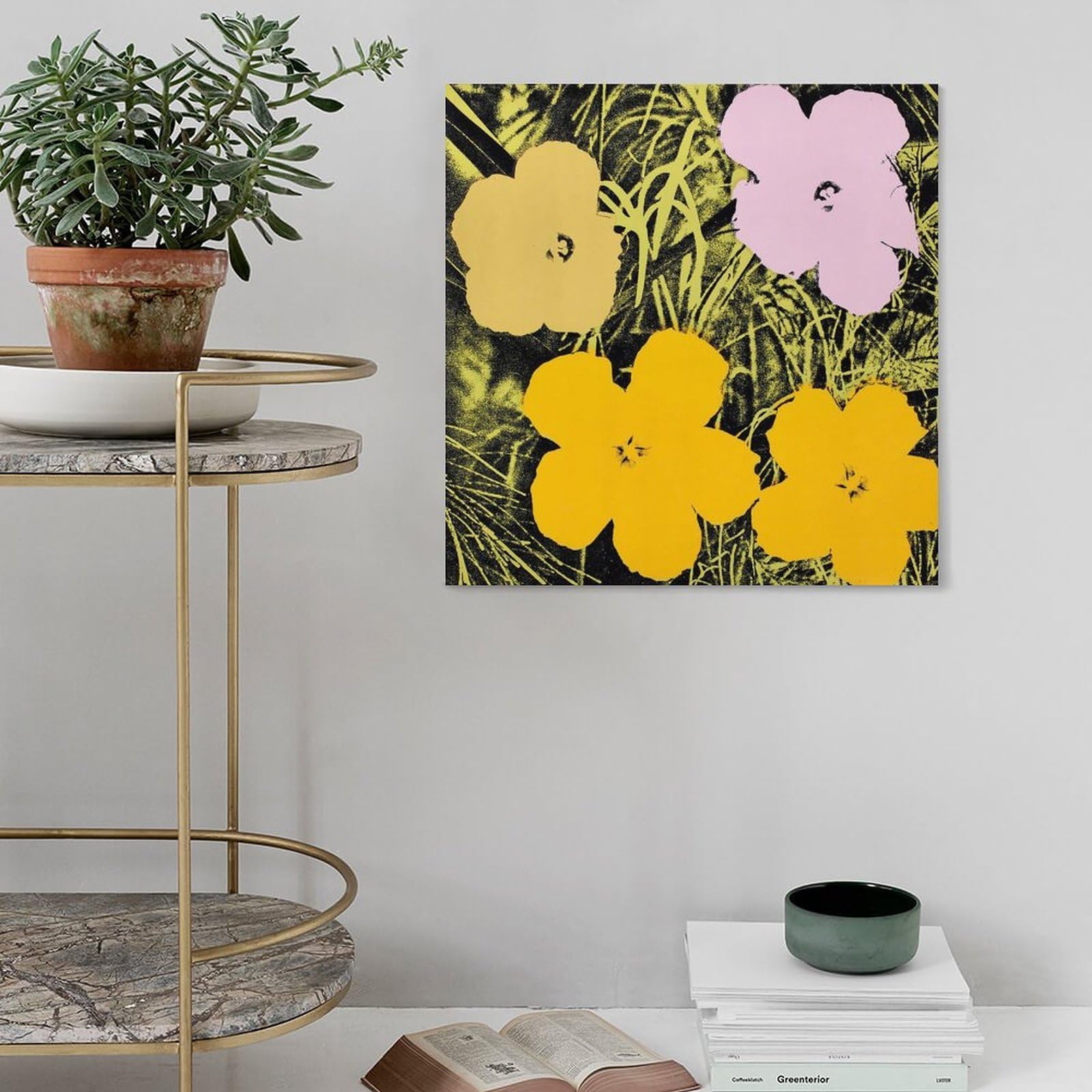 Amazon.co.jp: 画家の作品 アンディ・ウォーホル 《フラワー花