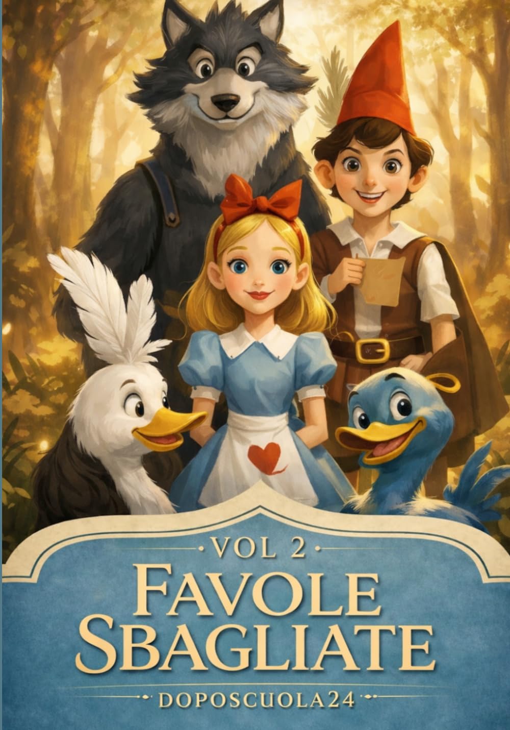 Favole Sbagliate Vol 2 - Libri per Bambini 3-6 Anni: Racconti Illustrati di Empatia e Comprensione con Pagine da Colorare: Brevi storie della buonanotte per dolci coccole e fantastici sogni
