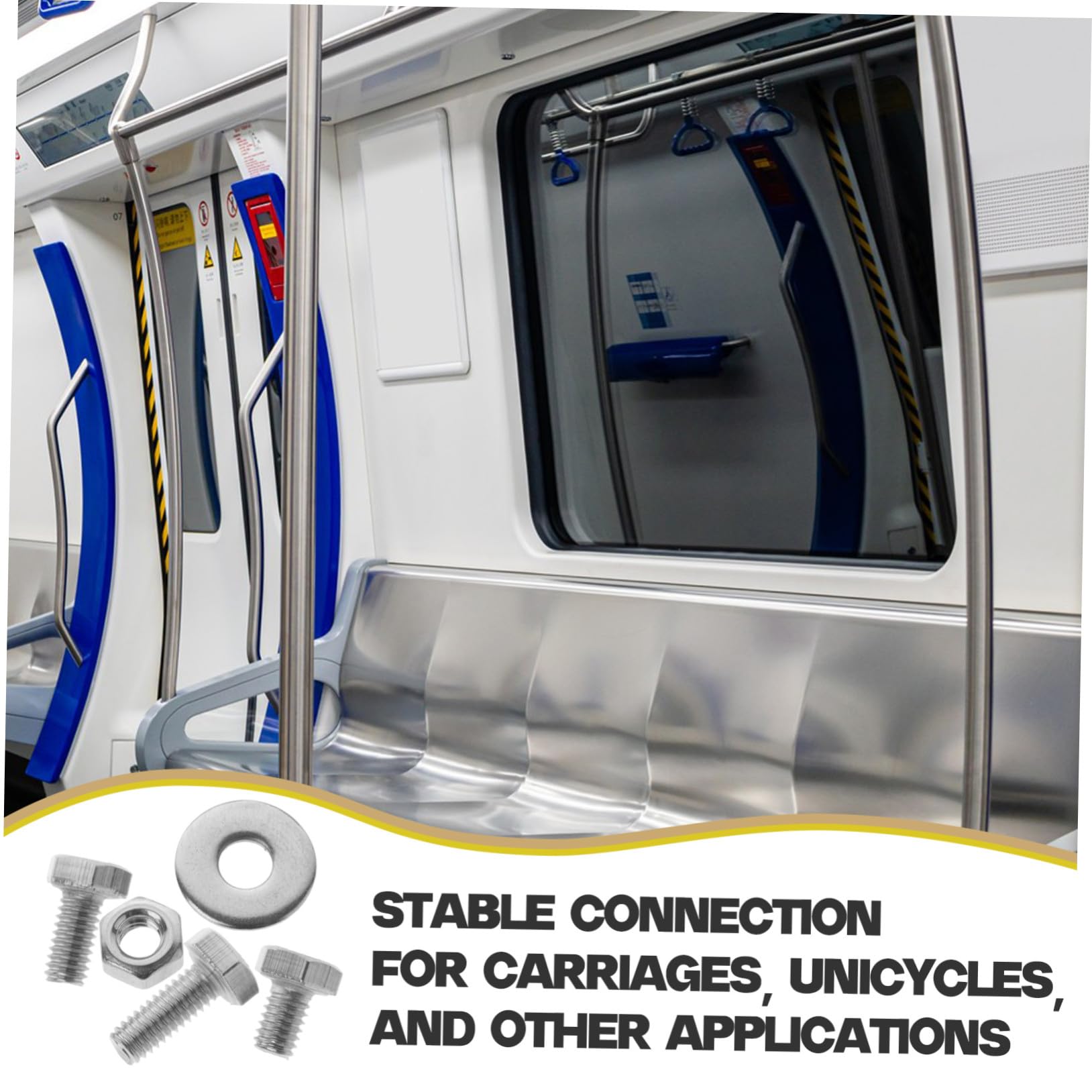 Kit de Boulons de Carrosserie 4x6 4x8 4x10 en Acier Inoxydable 304