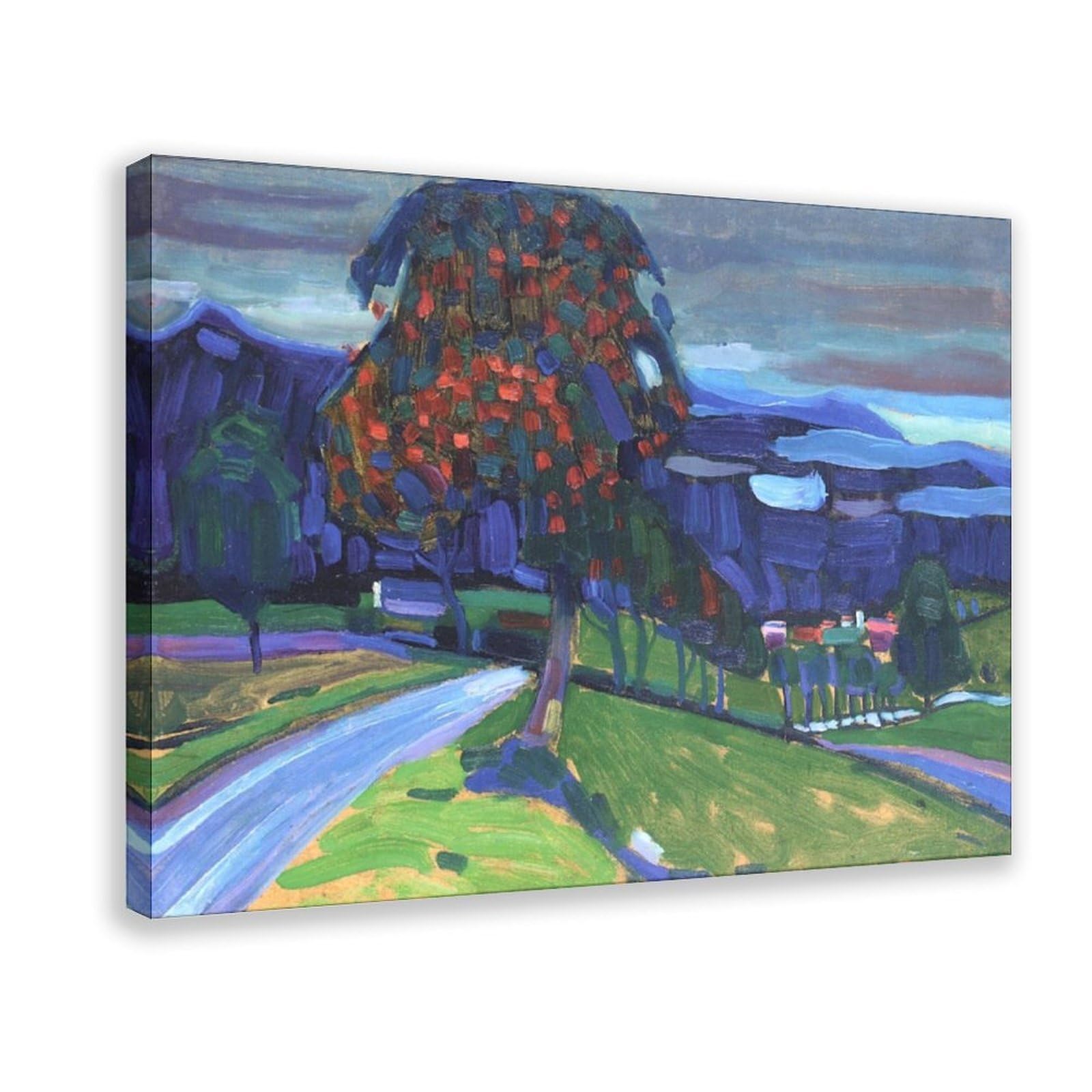 Impression sur toile Kandinsky avec cadre à suspendre robuste 61x91,4 cm - 8