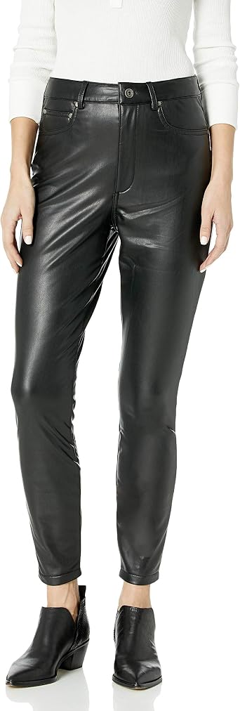 Amazon.com: BB DAKOTA Morrison Jeans ajustados de cuero vegano para mujer,  Negro, 10 : Ropa, Zapatos y Joyería