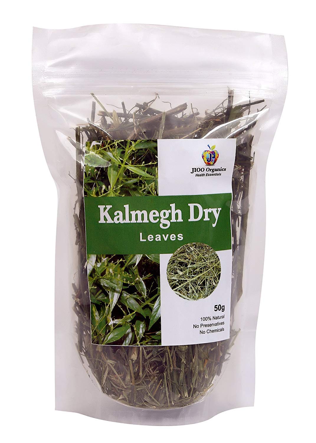 Jioo Organics Dried Kalmegh Leaves | Chirayta, Kadu, Kirayata, Swertia (50g)