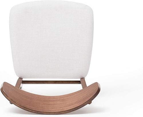 Miniatura 4 de Christopher Knight Home Lucious Fabric / Walnut Finish Dining Chairs, 2-Pcs Set, Light Beige