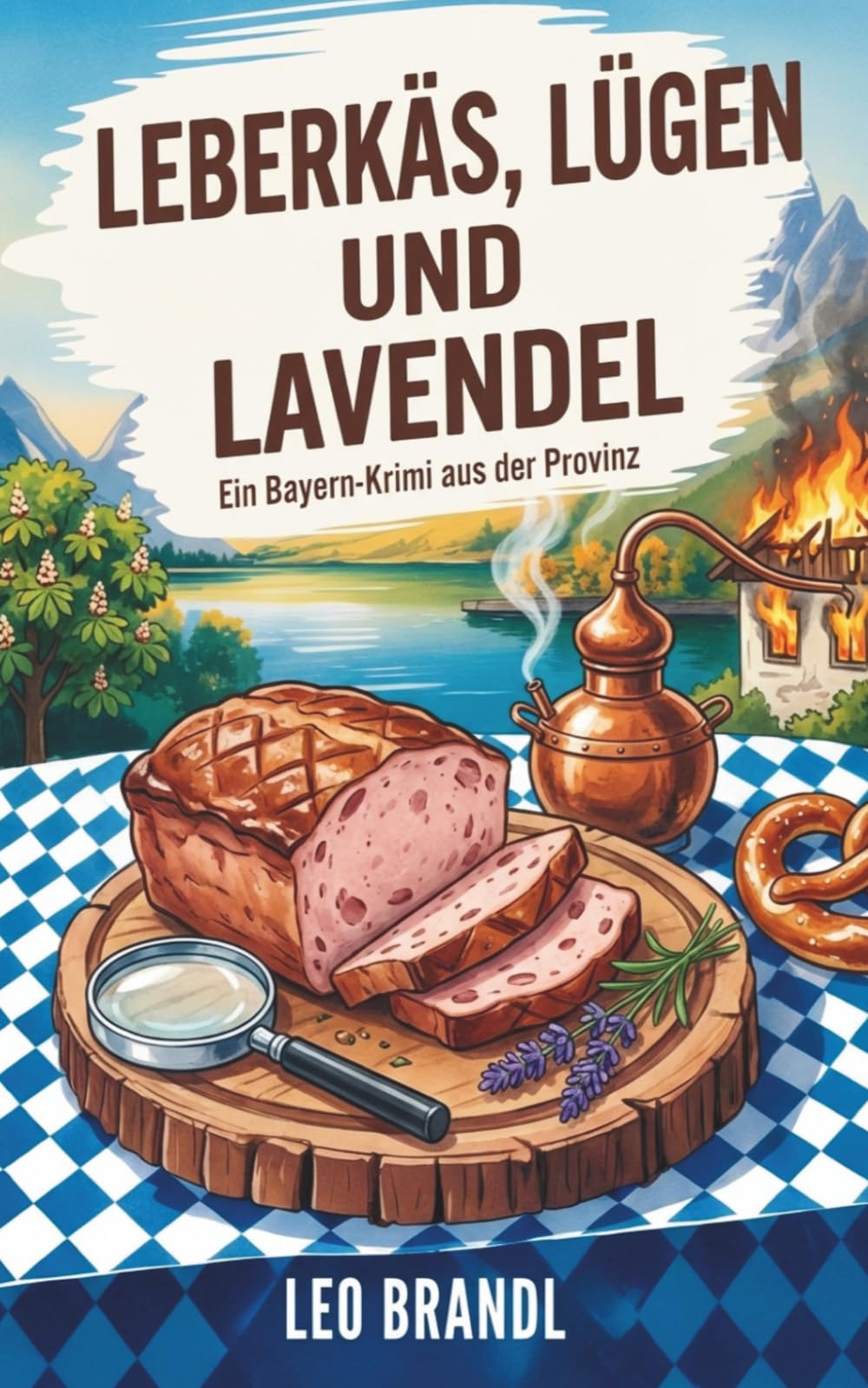 Leberkäs, Lügen und Lavendel: Ein Bayern-Krimi aus der Provinz (Ammersee-Krimis von Leo Brandl)