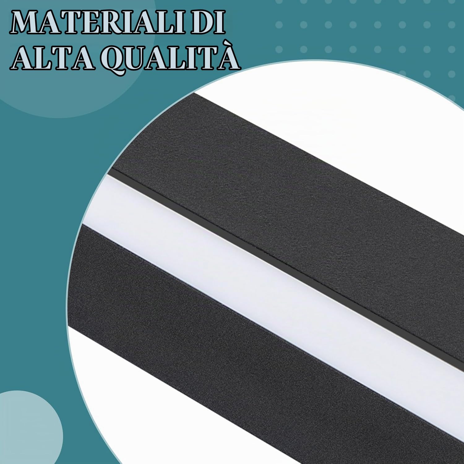 ZMH Lampada da parete per interni LED nera - 100 cm Illuminazione da parete | moderna regolabile 15 W Lampada da corridoio Lampade da parete per interni camere da letto, salotti